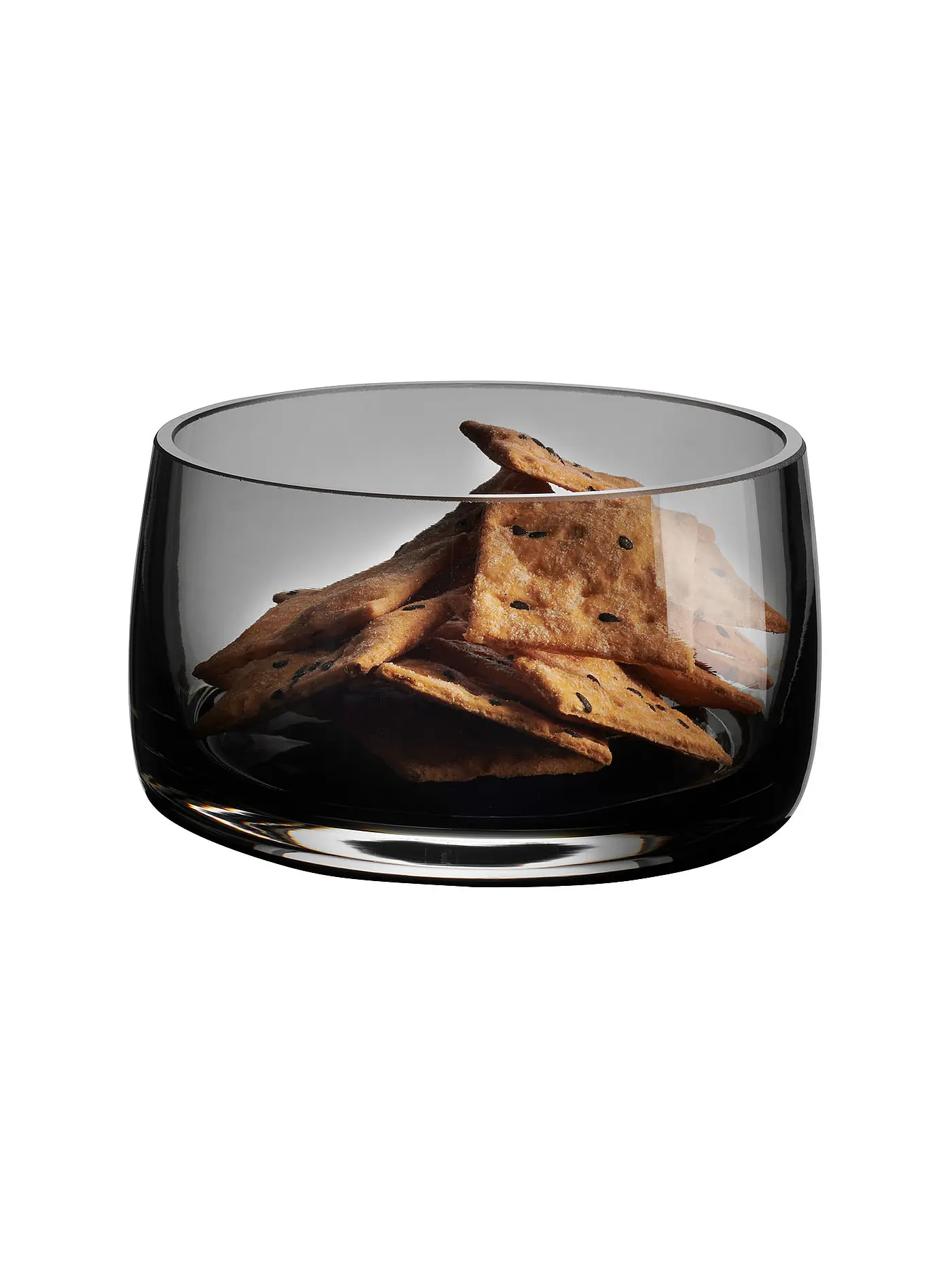 ASA SELECTION | Glasschale AJANA 10cm Amber | grau